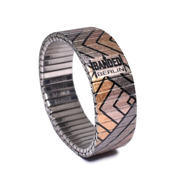 Armband Banded Berlin Metropolis - Babylon - 18mm Metallic