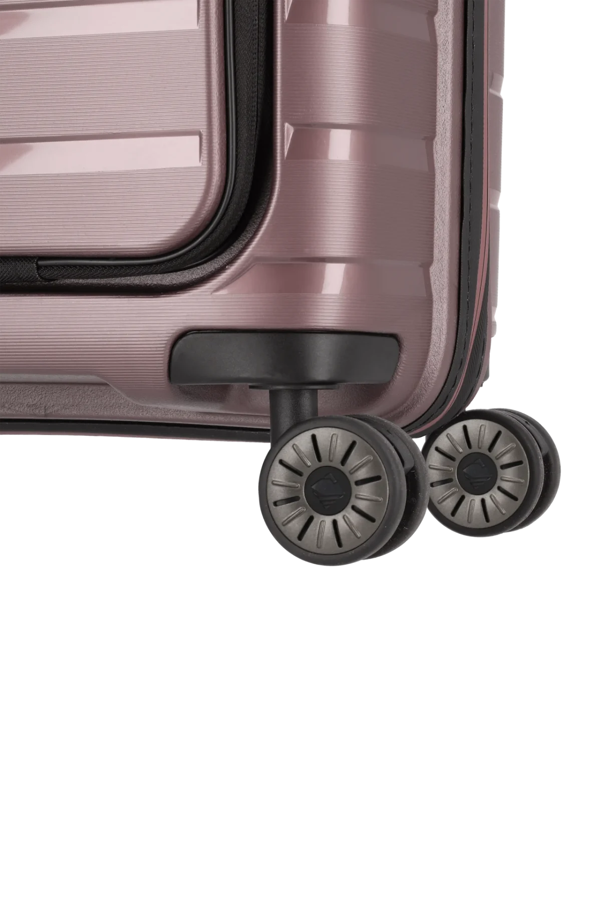 Travelite Air Base Hartschalenkoffer / Boardtrolley Größe: S+ mit Vortasche (55cm) Flieder – Bild 5