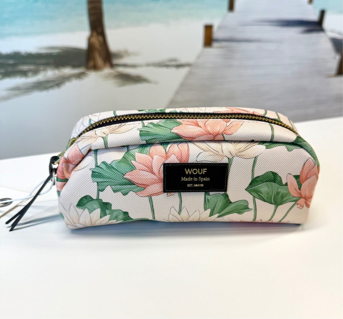 WOUF Small Makeup Bag Lotus