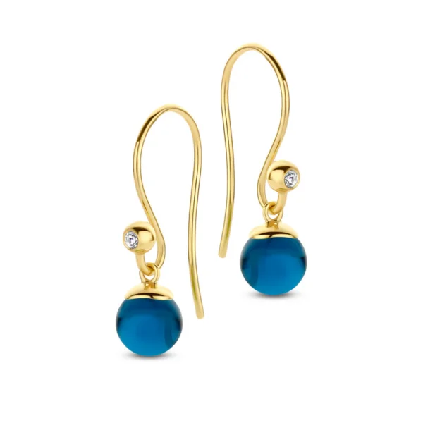 Spirit Icons Ohrringe Figaro Blue 6mm