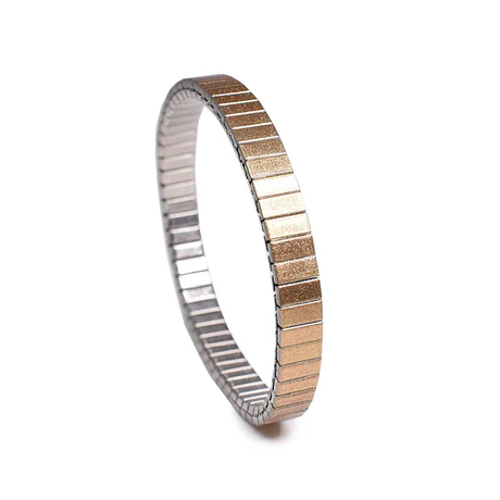 Armband Banded Berlin Simplicities - Golden Peach - 6mm - Metallic