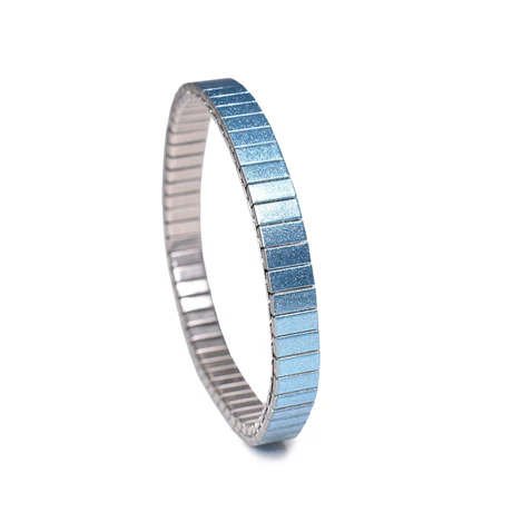 Armband Banded Berlin Simplicities - Light Sapphire - 6mm - Metallic